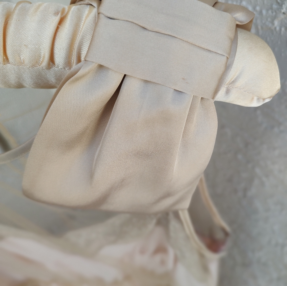 Rodarte 20th Anniversary collection mesh and embroidered satiny dress - Picture 9 of 16